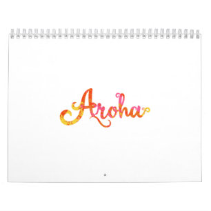 Maori Aroha Love in Maori Language - Gift Idea Kalender