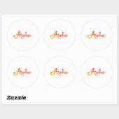 Maori Aroha Love In Maori Language - Gift Idea Ronde Sticker (Vel)