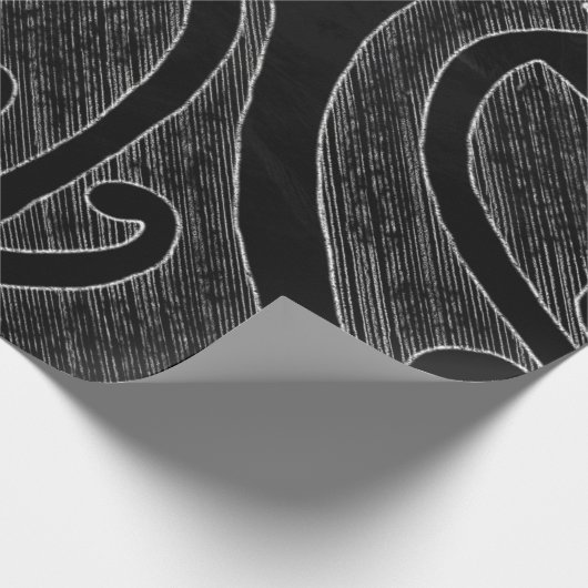 Maori Art | Luxe bruiloften Cadeaupapier (Hoek)