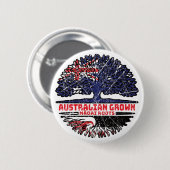 Maori Australian Australia Tree Roots Flag Ronde Button 5,7 Cm (Voorkant /achterkant)