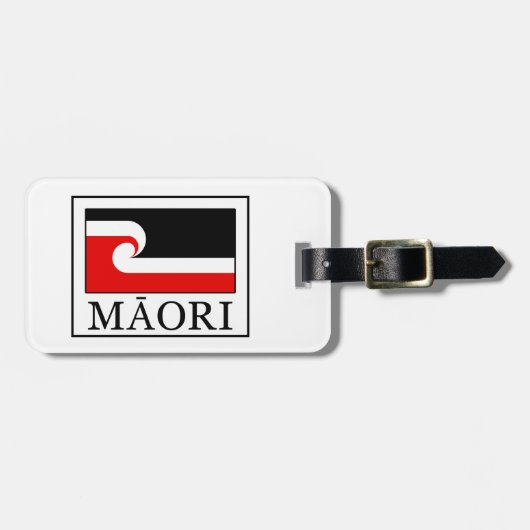 Maori Bagagelabel (Voorkant horizontaal)