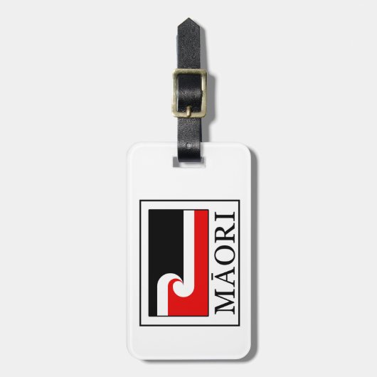 Maori Bagagelabel (Voorkant verticaal)