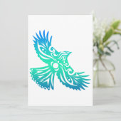 Maori Bird Flying Hei Manu - Cadeau Idee Kaart (Staand voorkant)