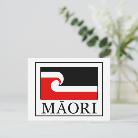 Maori Briefkaart (Staand voorkant)