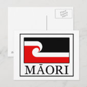 Maori Briefkaart (Voorkant / Achterkant)