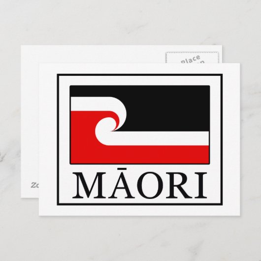 Maori Briefkaart (Voorkant / Achterkant)