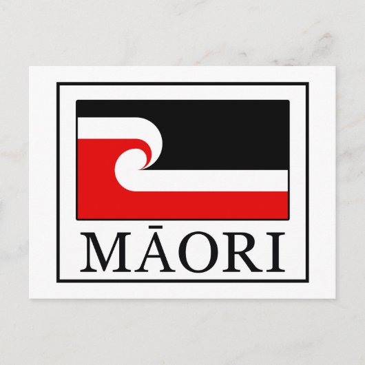 Maori Briefkaart (Voorkant)