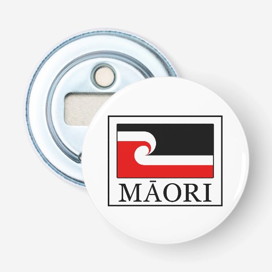 Maori Button Flesopener (Voorkant)