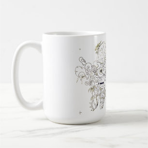 Maori culture inspireerde koffiekoffie mok, Nieuw- Koffiemok