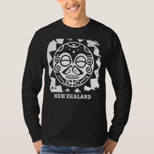 Maori Culture Mask Symbol Haka Nieuw-Zeeland T-shirt