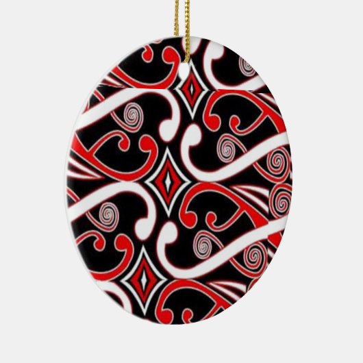 maori design 2 keramisch ornament (Rechts)