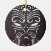 maori - design 3 keramisch ornament (Voorkant)