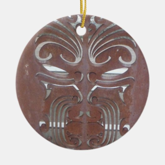 maori design 4 keramisch ornament (Voorkant)