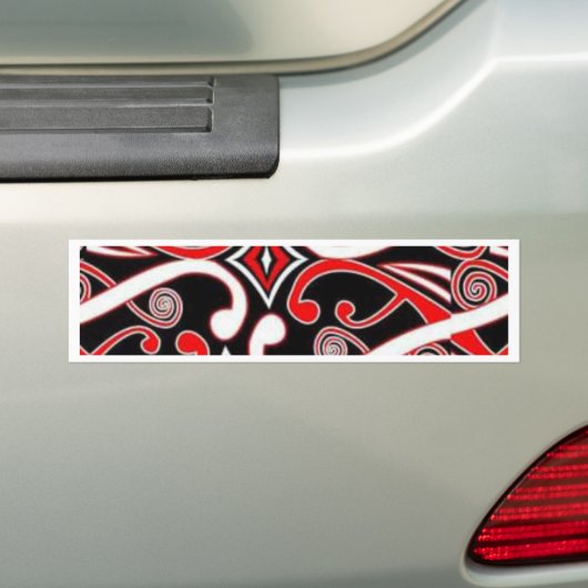 maori-design bumpersticker (Op auto)