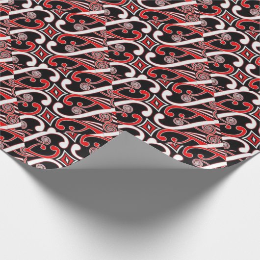 maori-design cadeaupapier (Hoek)