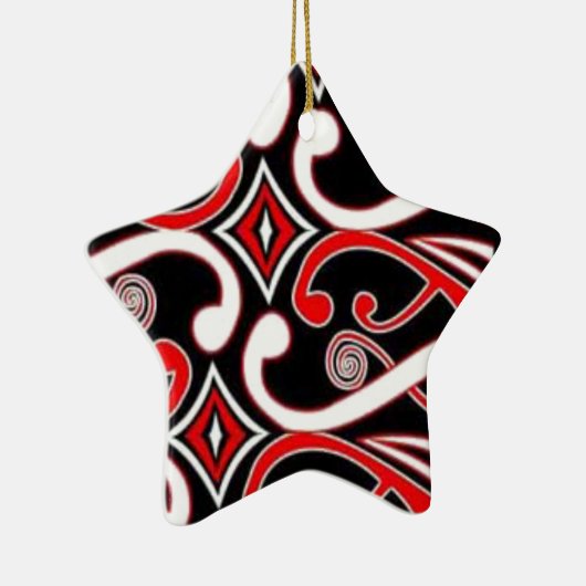 maori-design keramisch ornament (Rechts)