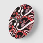 maori-design ronde klok (Hoek)