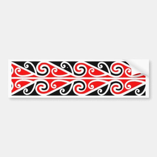 maori design stamkunst voor jou bumpersticker (Voorkant)