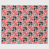 maori design stamkunst voor jou cadeaupapier (Vlak)