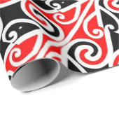 maori design stamkunst voor jou cadeaupapier (Rol Hoek)