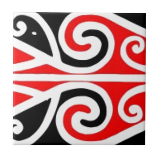 maori design stamkunst voor jou tegeltje (Voorkant)