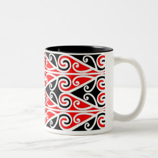 maori design stamkunst voor jou tweekleurige koffiemok