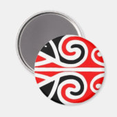 Maori design Tribal Art voor jou Magneet (Voorkant / Achterkant)