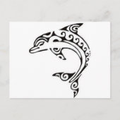 Maori Dolphin Briefkaart (Voorkant)