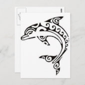 Maori Dolphin Briefkaart (Voorkant / Achterkant)