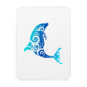 Maori Dolphin Polynesië Tribaal Tattoo Gift Idea Magneet (Verticaal)