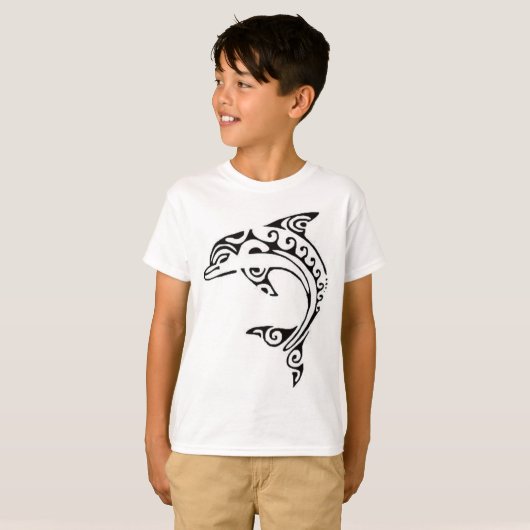 Maori Dolphin T-shirt (Voorkant volledig)