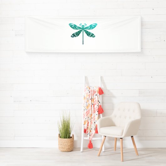 Maori Dragonfly Polynesiaans Tattoo Gift Idea Spandoek (Insitu)