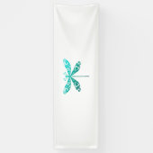 Maori Dragonfly Polynesiaans Tattoo Gift Idea Spandoek (Verticaal)