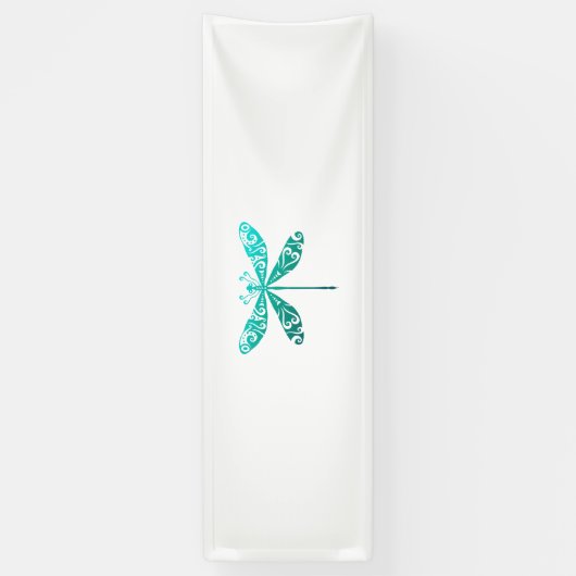 Maori Dragonfly Polynesiaans Tattoo Gift Idea Spandoek (Verticaal)