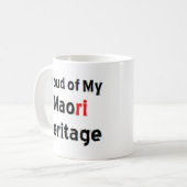 Maori-erfgoed koffiemok (Voorkant links)