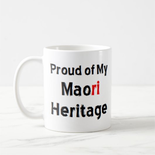 Maori-erfgoed koffiemok (Links)