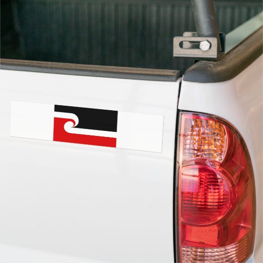 maori - etnische vlag nieuw - zeeland bumpersticker (Op Truck)