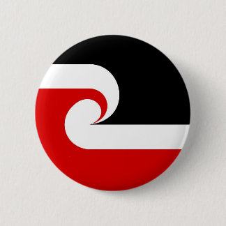maori - etnische vlag nieuw - zeeland ronde button 5,7 cm