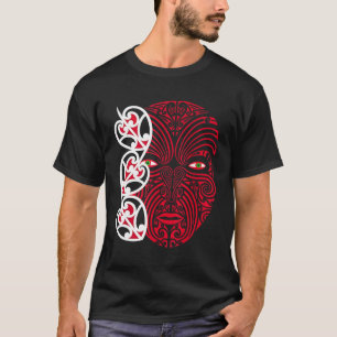 Maori face t-shirt