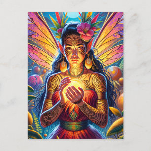Māori Fairy Briefkaart