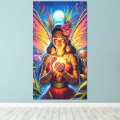 Māori Fairy Canvas Afdruk (Insitu (Houten vloer))