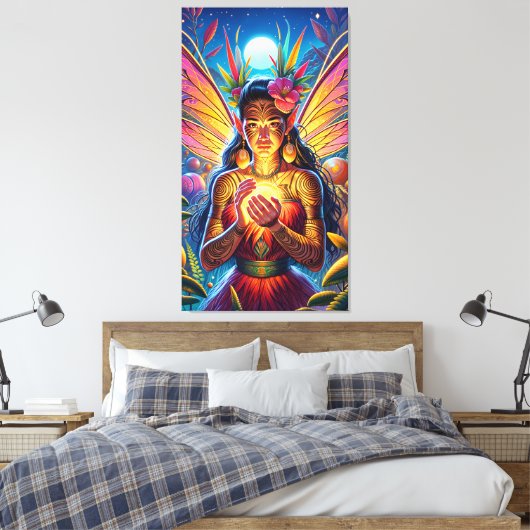 Māori Fairy Canvas Afdruk (Insitu (Slaapkamer))