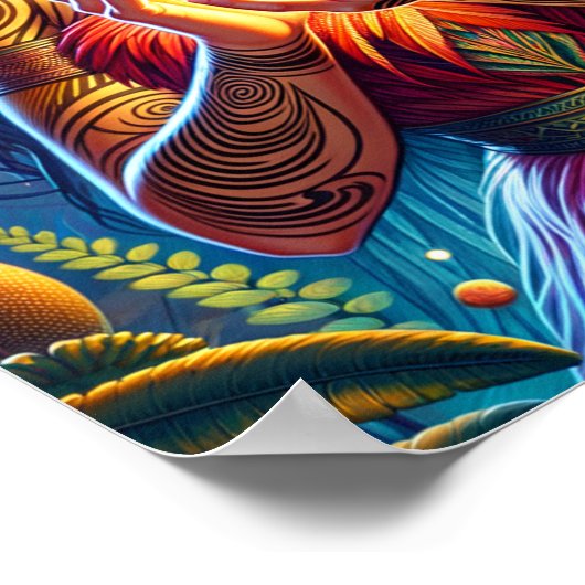 Māori Fairy Poster (Hoek)