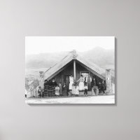 Maori Family at Home FotoNieuw-Zeeland