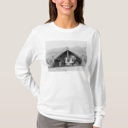 Maori Family at Home FotoNieuw-Zeeland T-shirt (Voorkant)