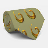 Maori Fish Hood - Gold Stropdas (Opgerold)