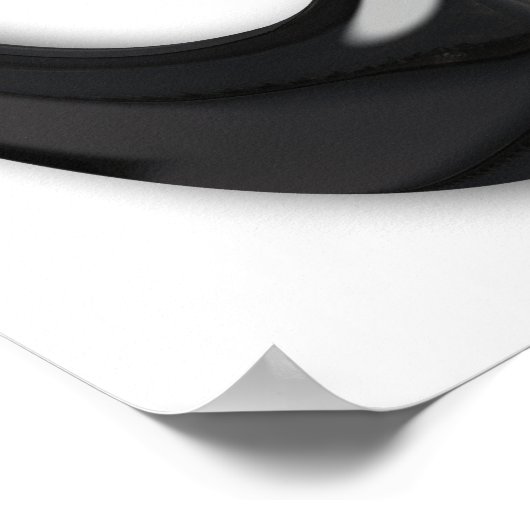 Maori-Fish Hook-obsidian Poster (Hoek)