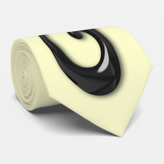 Maori-Fish Hook-obsidian Stropdas (Opgerold)