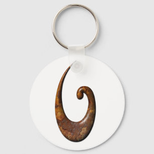 Maori Fish Hook - Rust Sleutelhanger