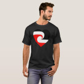 Maori Flag Heart T-shirt (Voorkant volledig)